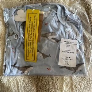 Angel Dear Viscose Bamboo Gown 0-3M NWT